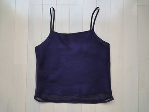 ONE CLOTHING one closing!USED beautiful goods see-through 2 sheets piling Cami 