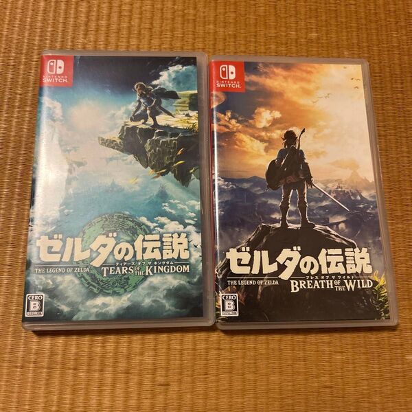 Switch ゼルダの伝説 ティアーズオブザキングダム ブレスオブザワイルド まとめ売り