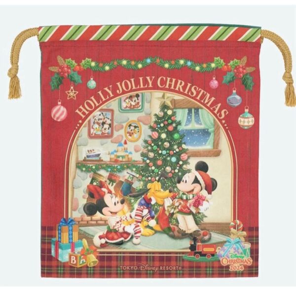 ディズニー クリスマス きんちゃく