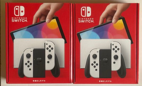 保証印無 Nintendo Switch 有機ELモデル ホワイト 本体ニンテンドースイッチ