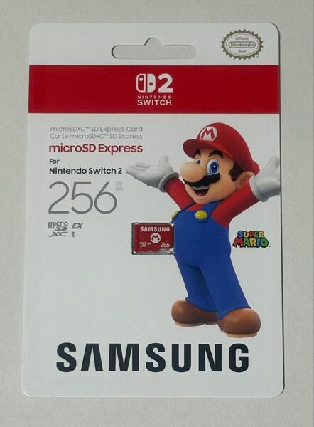 新品未開封 Samsung microSD Express Card 256GB for Nintendo Switch 2