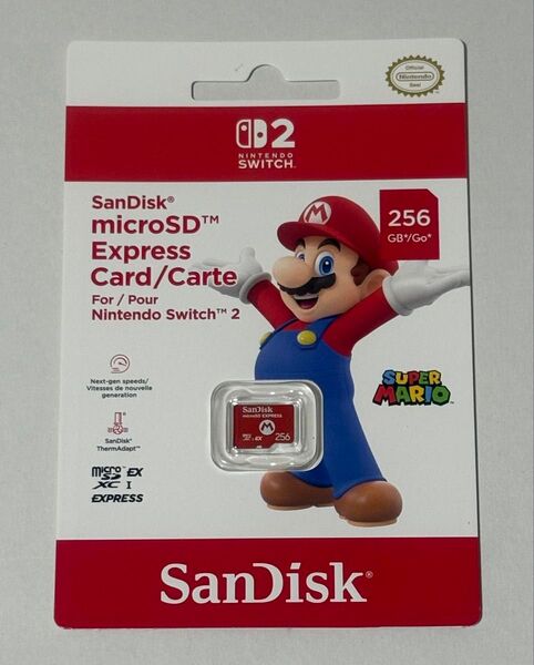 新品未開封 SanDisk microSD Express Card 256GB for Nintendo Switch 2