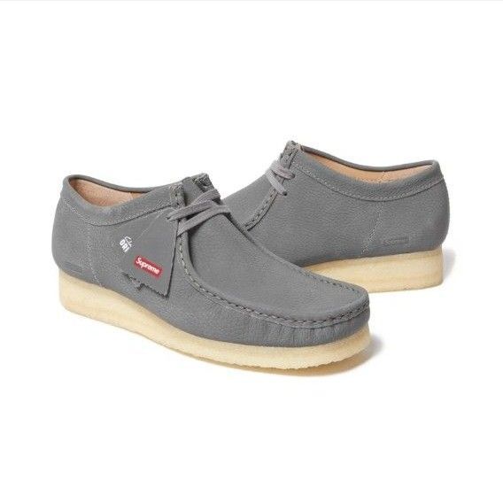 Supreme × Clarks Reflective Wallabee "Silver" 26.5cm
