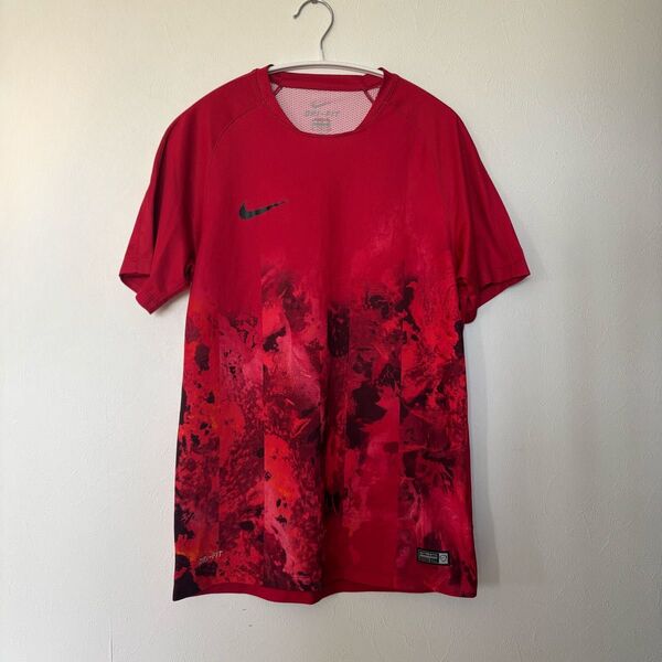ナイキ スポーツTシャツ【M】半袖 ドライフィット サッカー フットサル