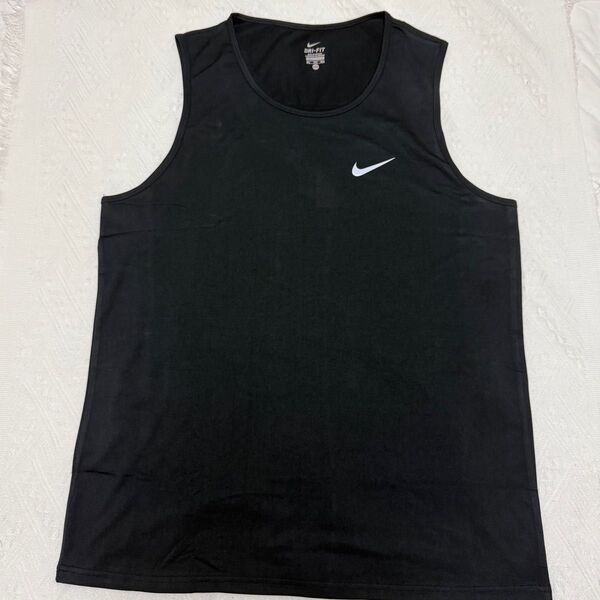 NIKE DRI-FIT ノースリーブシャツ ブラック XL