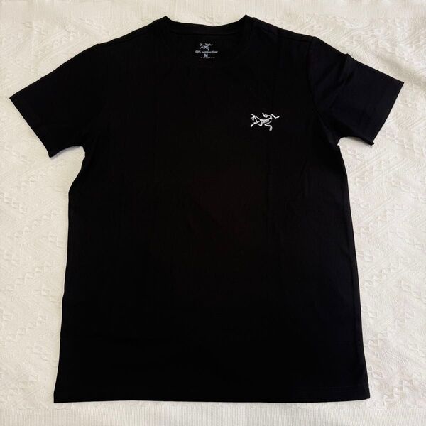 アークテリクス Tシャツ ブラック サイズS 100% バンブーファイバー