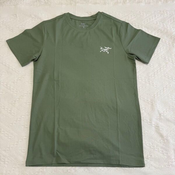 アークテリクス オリーブグリーン Tシャツ サイズS 100% バンブーファイバー