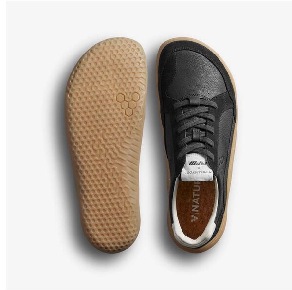 VIVOBAREFOOT ゴビ II スニーカー プレミアムレザー メンズサイズ43 RAVEN