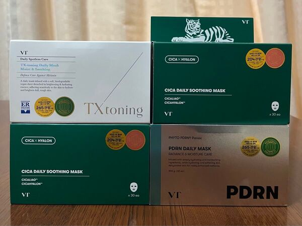 VT シートマスク シカ PDRN TXtoning まとめ 韓国 コスメ デイリースージングマスク