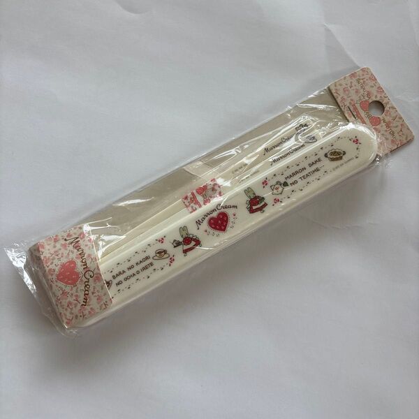 【新品】昭和レトロ サンリオ マロンクリーム お箸&お箸ケース