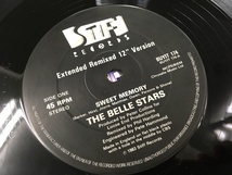 【C484】The Belle Stars / Sweet Memory イギリス Stiff Records/BUYIT-174 ［12inch］_画像3
