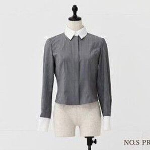 no.s projectノスプロジェクト ストライプシャツブラウス