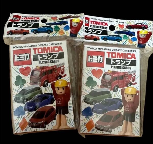 新品未開封 タカラトミー トミカ トランプ 2個セット