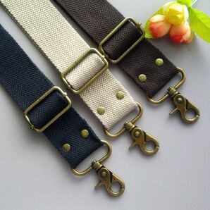 幅38~40mm バッグ ショルダーストラップ ショルダーベルト 単品 のみ 紐 帆布 布 肩紐 ブラック アンティーク 黒