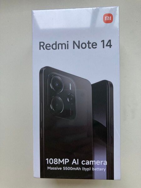 Redmi Note 14 6GB/128GB 新品未開封 ブラック