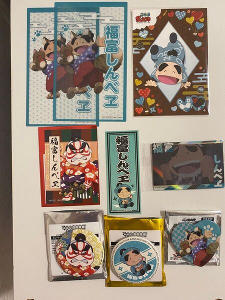 忍たま乱太郎 極楽湯 ナンジャ 缶バッジ カ-ド福富しんべヱ