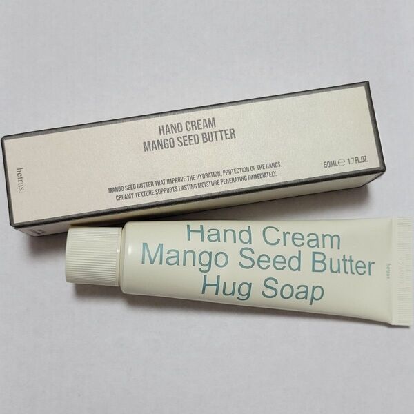 hetras ハンドクリーム マンゴーシードバター Hug Soap ハグソープ 50ml