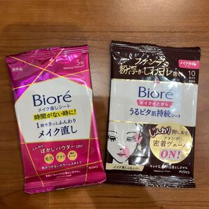 ビオレ メイク直しシート&うるピタ肌持続シート 試供品2点セット