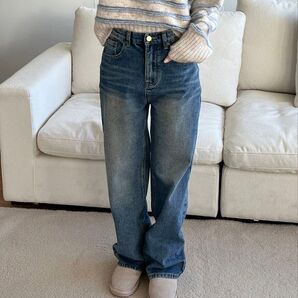 by muni:r ソフトウォッシングワイドデニムパンツ/2025 SS COLLECTION完売品 新品未使用