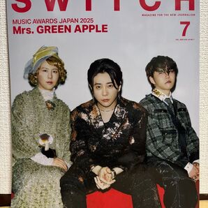 SWITCH Vol.43 No.7 特集 MUSIC AWARDS JAPAN 2025(表紙Mrs. GREEN APPLE)