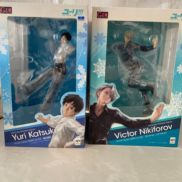 ユーリ!!! on ICE 勝生勇利 ヴィクトル スケール フィギュア セット G E M