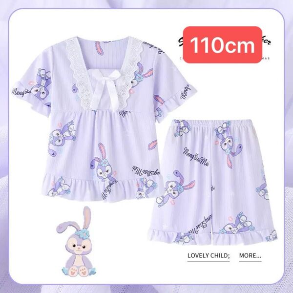 夏物 女の子パジャマ 110cm 部屋着 上下セット