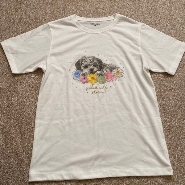 半袖Tシャツ GLOBAL WORKS 150 犬プリント