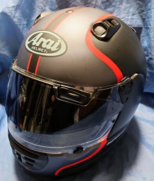 Arai Rapide-IR Bold PRO SHADE Red 57/58cm 2015年5月製造 マットカラー PSシステム