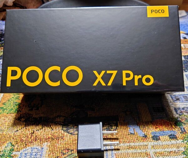 新品未開封 POCO X7 Pro 12GB/512GB グローバル版 ブラック 変換アダプタ付き
