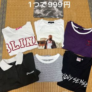2着999円 半袖 Tシャツ サイズS〜M