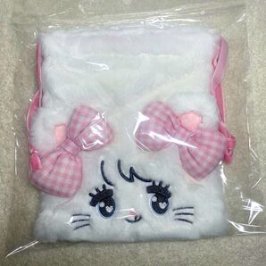 【クーポン使用で500円off!】ミッコ mikko illustrations もふもふ巾着 ムース 1個 可愛い 巾着袋