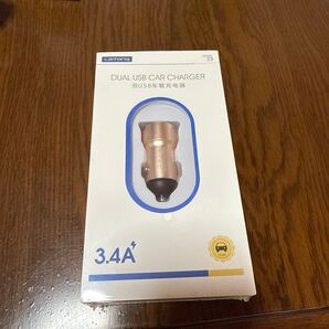 Latong DUAL USB CAR CHARGER 車載充電器 Z3 ゴールド 未使用