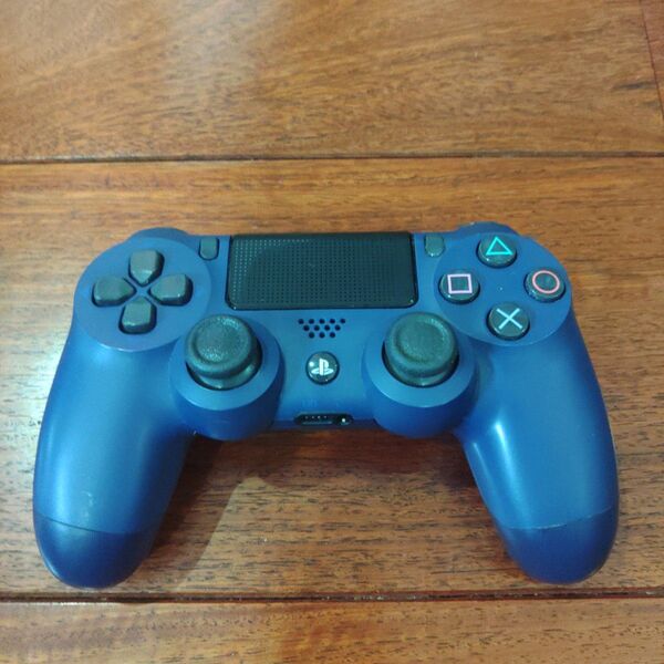 ネイビー ワイヤレスコントローラー PS4