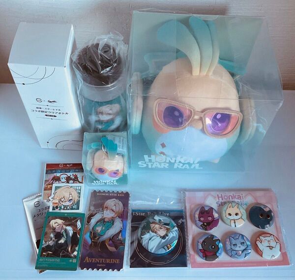 アベンチュリン グッズセット 崩壊 スターレイル スシロー コラボ 折り紙の小鳥 缶バッジ