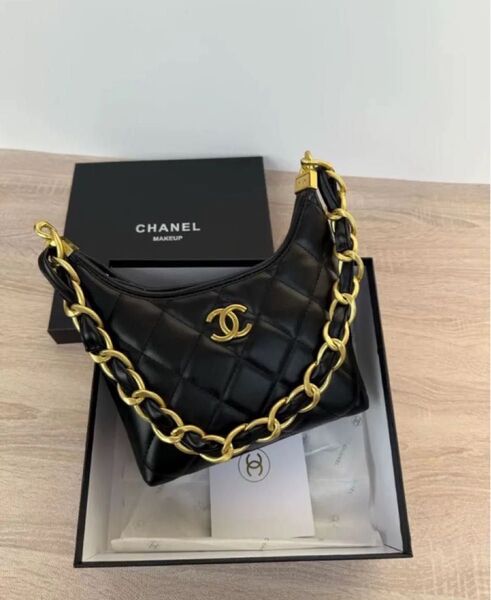 CHANEL ノベルティ ゴールドチェーン ショルダーバッグ トートバッグ
