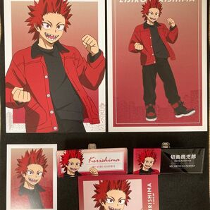 ヒロアカ 僕のヒーローアカデミア 東京タワー RED゚ ポストカード ネームバッジ イラストカード 切島鋭児郎