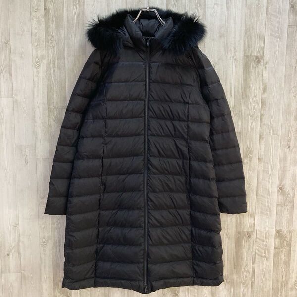 【海外限定】ミレー ロングダウン ブラック レディース100/L ファー付き