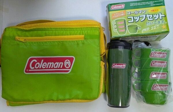 Coleman コップセット&タンブラー&クーラーバッグ