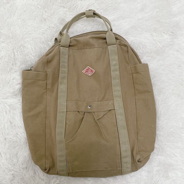 DANTON コットンキャンバス 2way リュック ベージュ ダントン バッグ