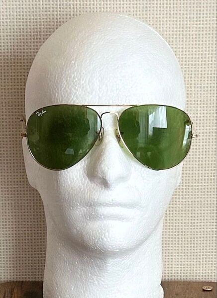 RayBanレイバン ティアドロップサングラス(グリーン系)