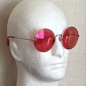 Ray-BanレイバンJA-JOジャジョ ラウンドシェイプサングラス(ピンク系)