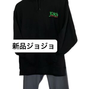 新品 ジョジョ パーカー デュオ 黒 Mサイズ しまむら コラボ フード DIO ジョジョの奇妙な冒険 スターダストクルセイダース