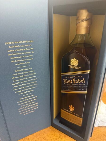 新品未開封 ジョニーウォーカー ブルーラベル JOHNNIE WALKER ブルーラベル スコッチ ウイスキー 750ml
