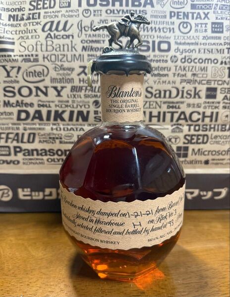 ブラントン Blanton's シングルバレル バーボン ウイスキー750ml 新品未開封