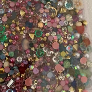 詰め合わせ まとめ ストーン レジン ビーズ パーツ ネイル ハンドメイド ニッパー フィルム Vカット