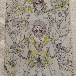 鬼滅の刃 鬼滅シアター 劇場物販 アニメーション原画集 表紙デザインクリアファイル 遊郭編 天元 かまぼこ隊 堕姫 妓夫太郎