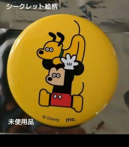 ミッキー 缶バッジ 松本セイジ ディズニー ミッキー&プルートシークレットバッチ未使用