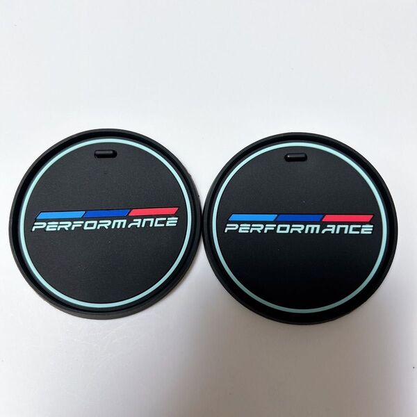 BMW ドリンクホルダー パフォーマンス performance コースター 2枚