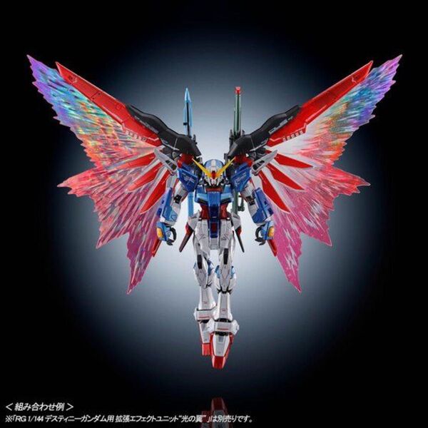 RG デスティニーガンダム チタニウム &拡張エフェクト 光の翼