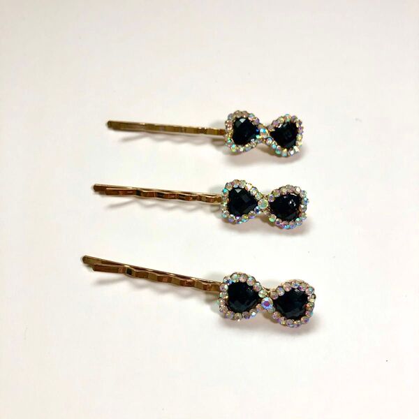 5個セット リボンヘアピン新品